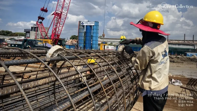 Thực tế công trường dự án River Collection An Gia tại Biên Hòa