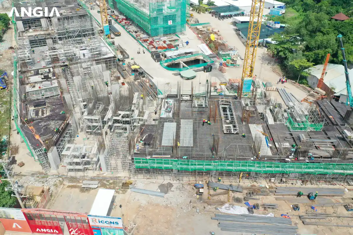 Vị trí The Gió Riverside mặt tiền Vành Đai 3 Dĩ An nhìn từ trên cao